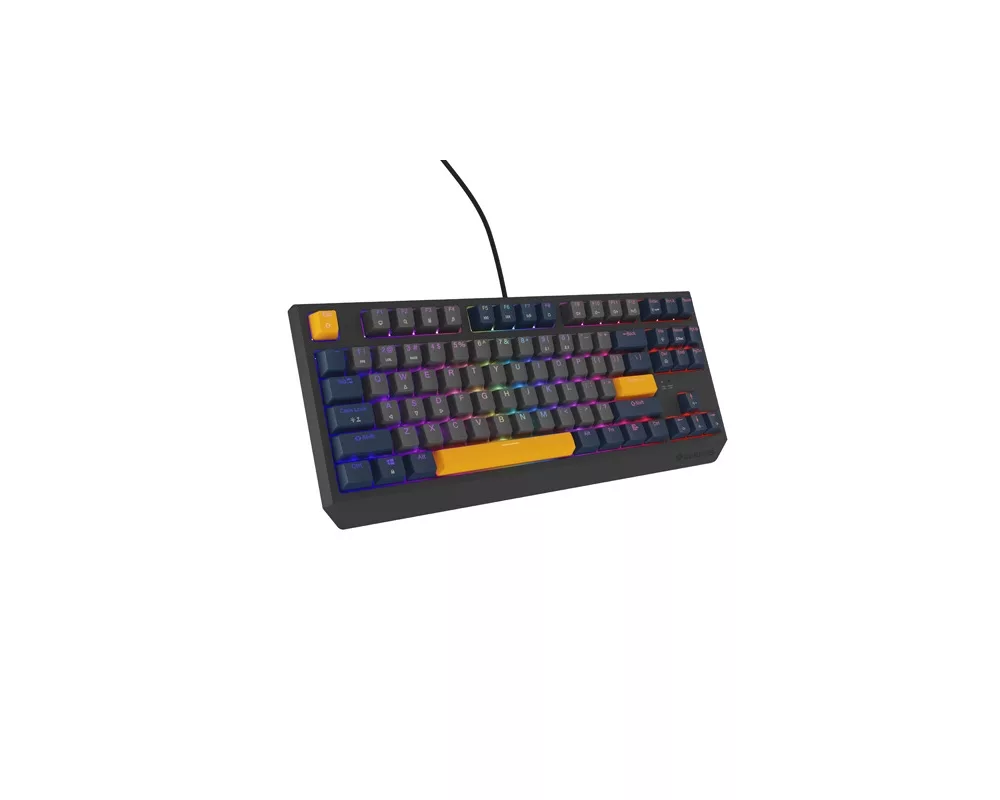 Клавиатура Genesis Gaming Keyboard Thor 230 TKL Naval Blue Negative US RGB Mechanical Outemu Panda 8