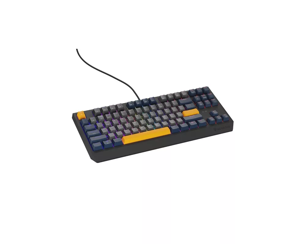 Клавиатура Genesis Gaming Keyboard Thor 230 TKL Naval Blue Negative US RGB Mechanical Outemu Panda 7