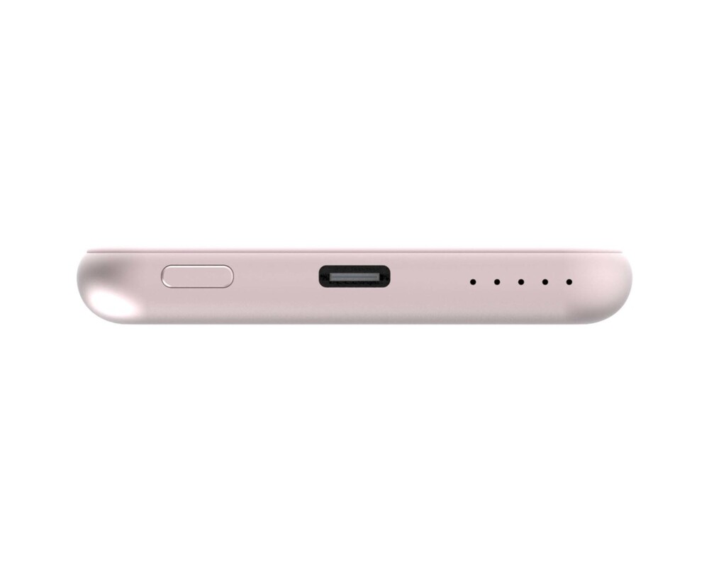 Външна батерия Verbatim MCP-5PK Power Pack 5000 mAh with UBS-C® PD 20W / Magnetic Wireless Charging 15W Pink 3