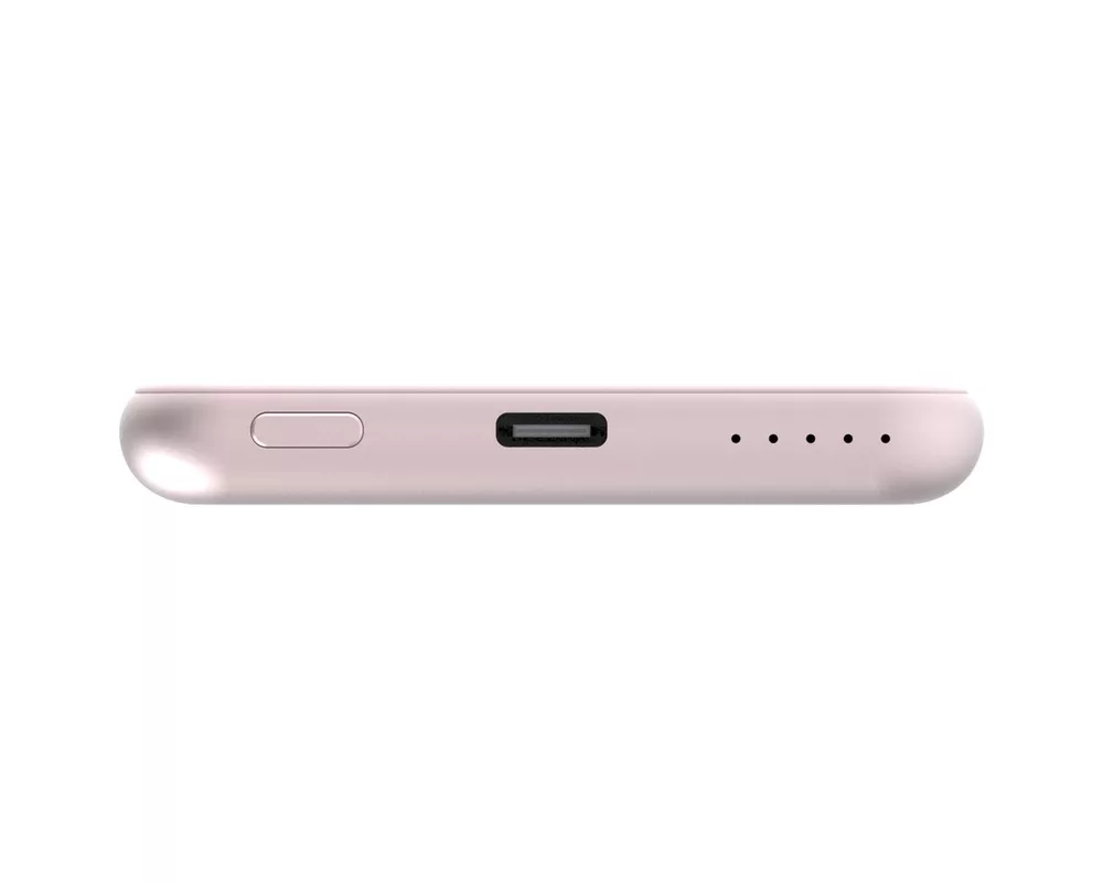 Външна батерия Verbatim MCP-5PK Power Pack 5000 mAh with UBS-C PD 20W / Magnetic Wireless Charging 15W Pink 3