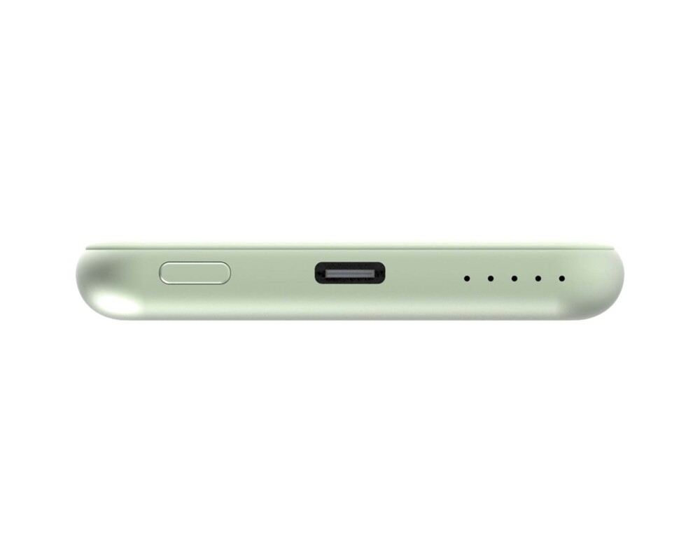 Външна батерия Verbatim MCP-5GN Power Pack 5000 mAh with UBS-C® PD 20W / Magnetic Wireless Charging 15W Green 3