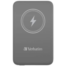  Verbatim MCP-10GY Power Pack 10000 mAh with UBS-C® PD 20W / Magnetic Wireless Charging 15W Grey 712477 32249 на топ цена - PIC.bg