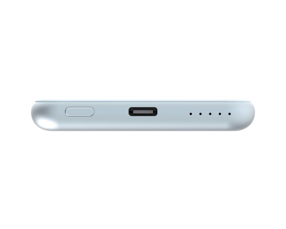 Външна батерия Verbatim MCP-5BE Power Pack 5000 mAh with UBS-C® PD 20W / Magnetic Wireless Charging 15W Blue 3