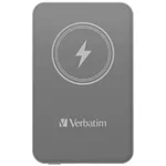 <span>Външна батерия</span> Verbatim MCP-5GY Power Pack 5000 mAh with UBS-C PD 20W / Magnetic Wireless Charging 15W Grey <span class='catalog-num-in-name'>32244</span> - 