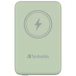 <span>Външна батерия</span> Verbatim MCP-10GN Power Pack 10000 mAh with UBS-C PD 20W / Magnetic Wireless Charging 15W Green <span class='catalog-num-in-name'>32246</span> - 
