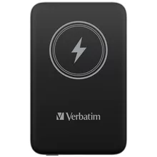  Verbatim MCP-10BK Power Pack 10000 mAh with UBS-C PD 20W / Magnetic Wireless Charging 15W Black 712482 32245 на топ цена - PIC.bg