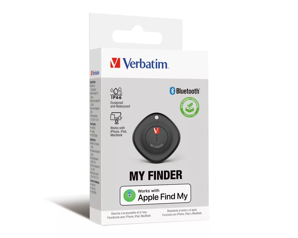 Тракер Verbatim MYF-01 MyFinder Bluetooth Item Finder 1 pack Black 5