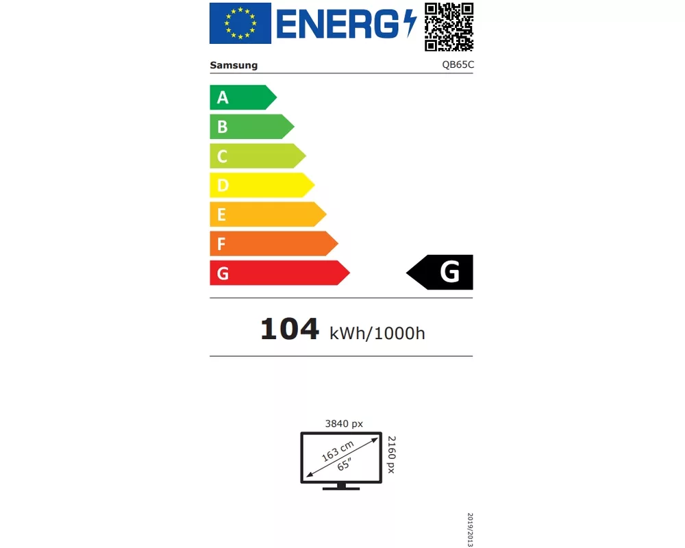 Широкоформатен дисплей Samsung LFD QB65C 8