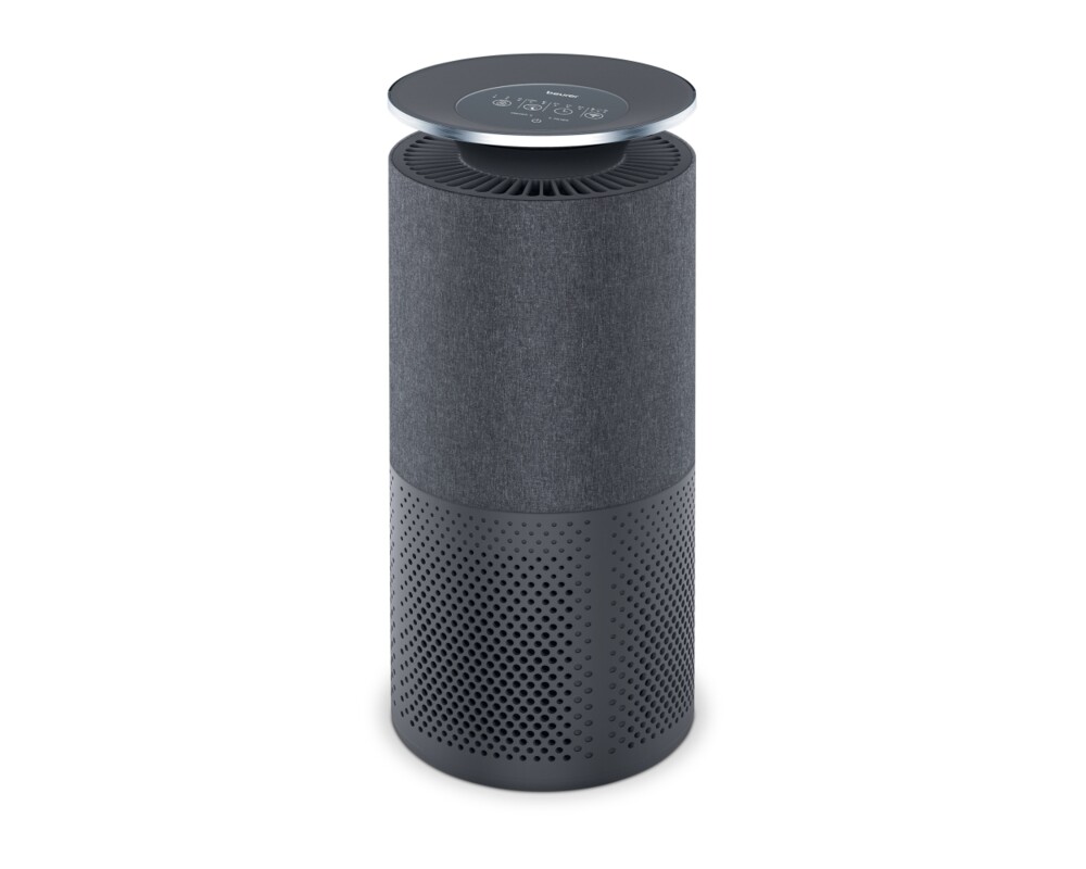 Пречиствател на въздух Beurer LR 401 WIFI / BT Air purifier with fabric cover- App-controlled  "beurer FreshHome" app; CADR  approx. 266 m3/h; Smart Sensor PM 2.5 µg / m3; three-layered filter system; 4 levels + Turbo; Timer; Colored indoor air quality indicator; 69m2 2