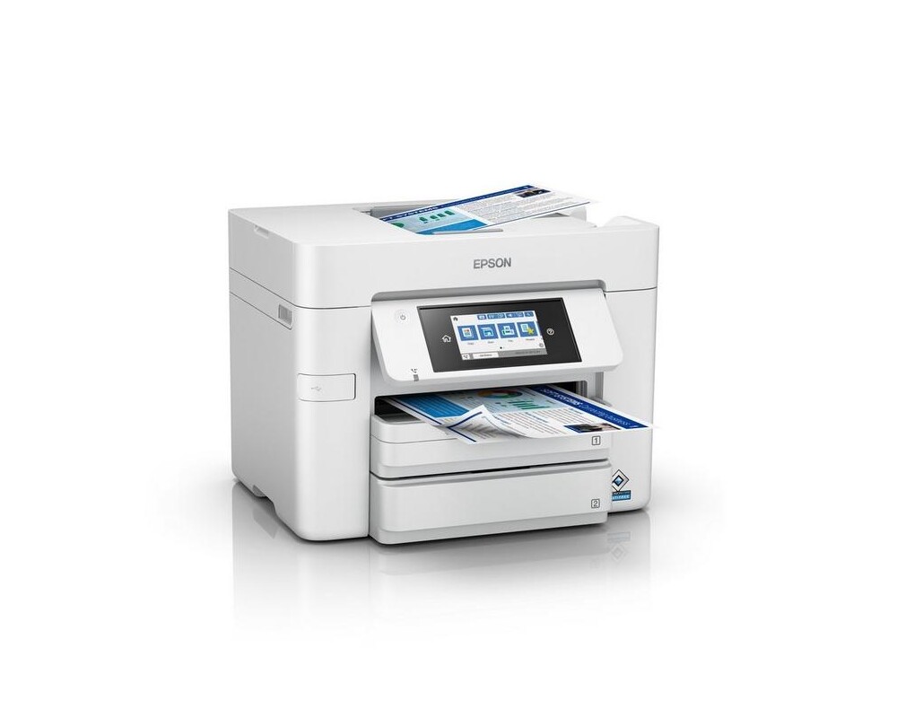 Мултифункционално у-во EPSON WorkForce Pro WF-C4810DTWF MFP colour ink-jet A4 36ppm print 500 sheets USB 2.0 LAN Wi-Fi USB host 4