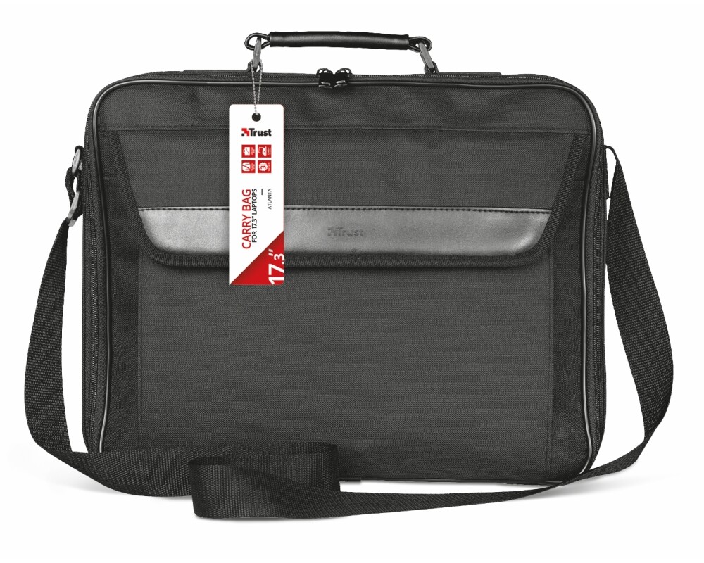 Чанта TRUST Atlanta Carry Bag for 17.3" laptops - black 5