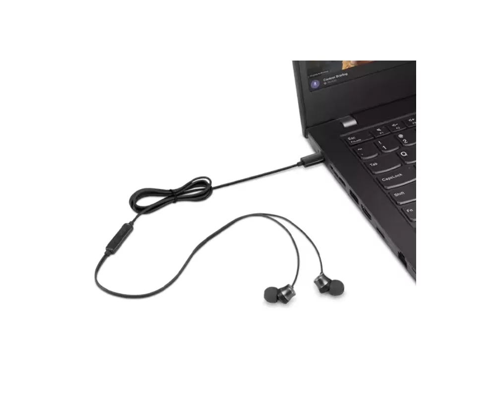 Слушалки Lenovo USB-C Wired In-Ear Headphones 6