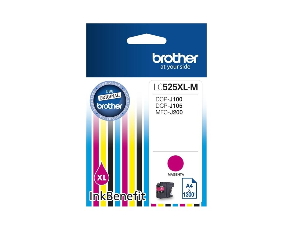 Мастило BROTHER LC525XLM Ink Magenta 2