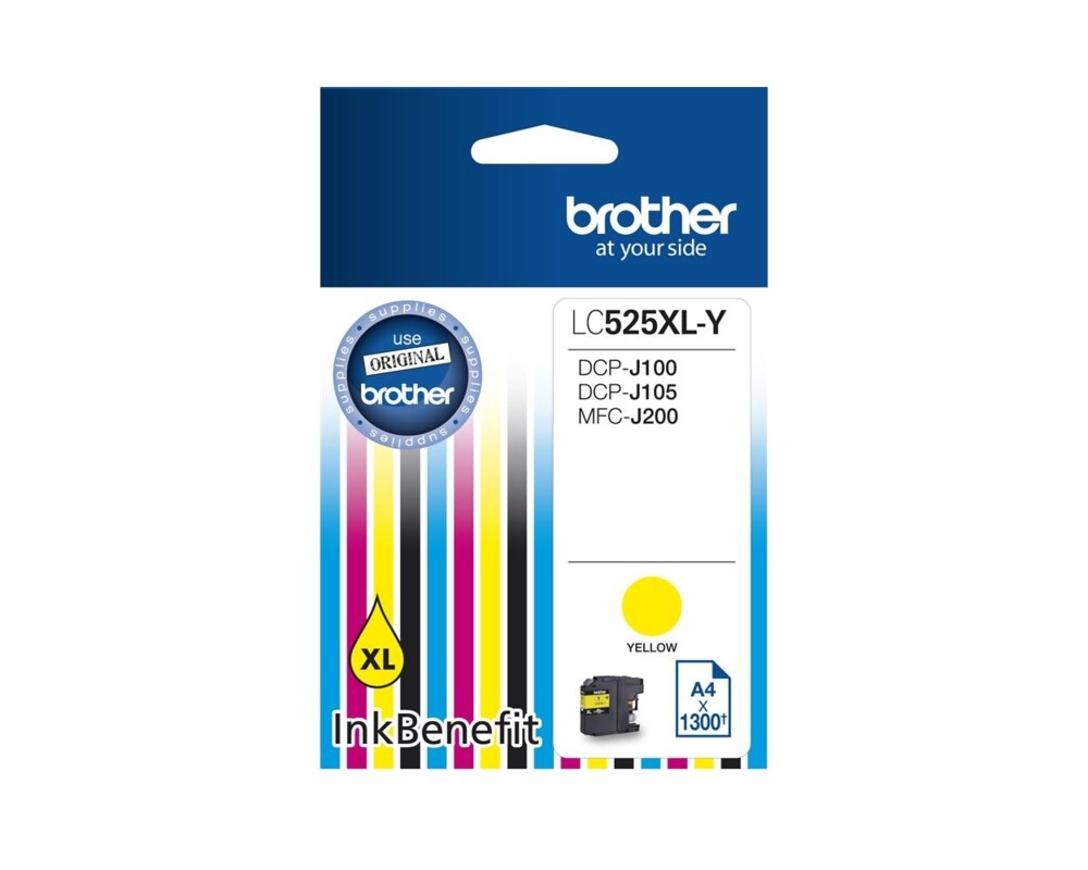 Мастило BROTHER LC525XLY Ink Yellow 2