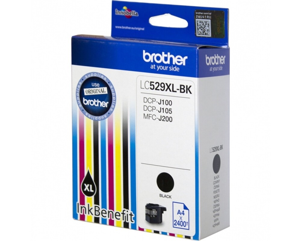 Мастило BROTHER LC529XLBK Ink Black 2