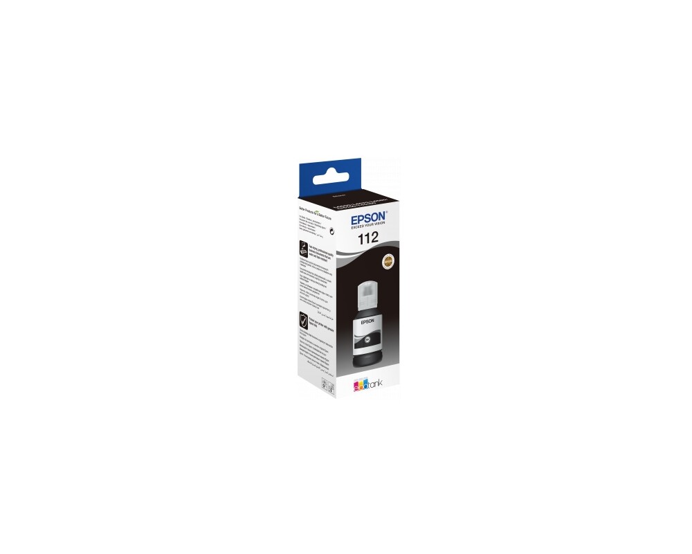 Мастило EPSON 4LB 112 EcoTank Pigment Black ink bottle 6