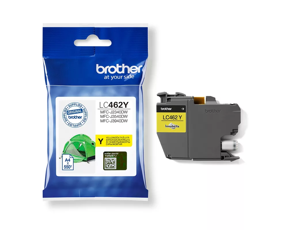 Мастило Brother LC462Y Yellow Ink Cartridge for MFC-J2340DW/J3540DW/J3940DW 3