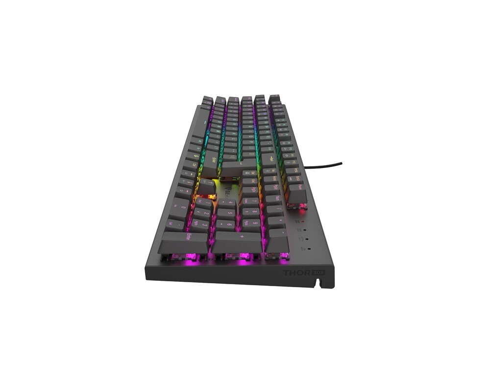 Клавиатура Genesis Mechanical Gaming Keyboard Thor 303 RGB Backlight Brown Switch US Layout Black 4