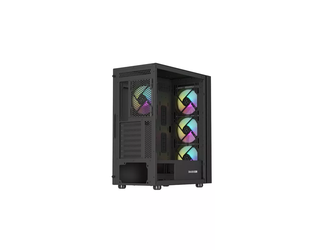 Кутия Genesis PC Case DIAXID 605 RGB Mini Tower Window 3