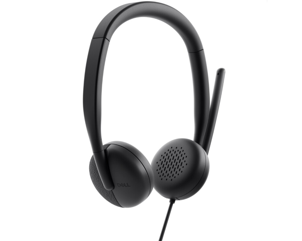 Слушалки Dell Wired Headset WH3024 + Dell Wired Headset Ear Cushions - HE324 3