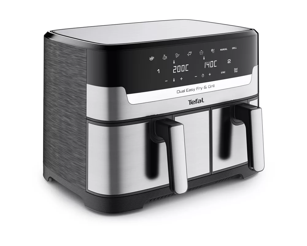 Уред за здравословно готвене Tefal EY905D10 DUAL EASY FRY & GRILL SS EU 2