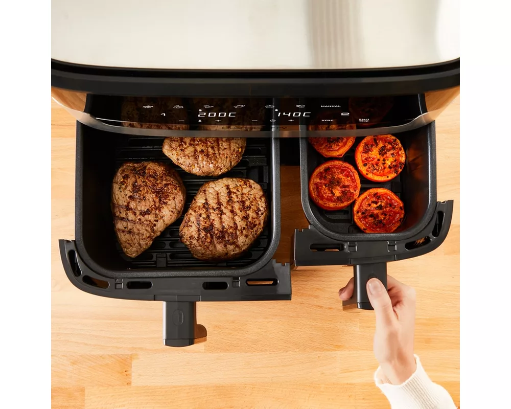 Уред за здравословно готвене Tefal EY905D10 DUAL EASY FRY & GRILL SS EU 5