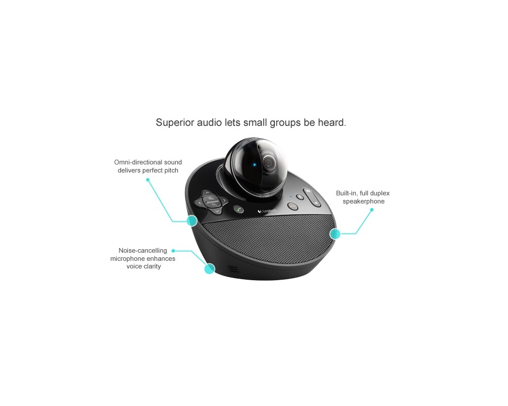 Видеоконферентна система LOGITECH BCC950 WEBCAM - EMEA 7