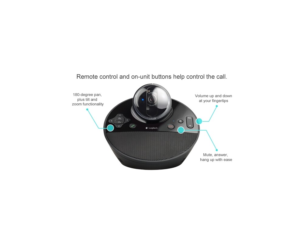 Видеоконферентна система LOGITECH BCC950 WEBCAM - EMEA 8