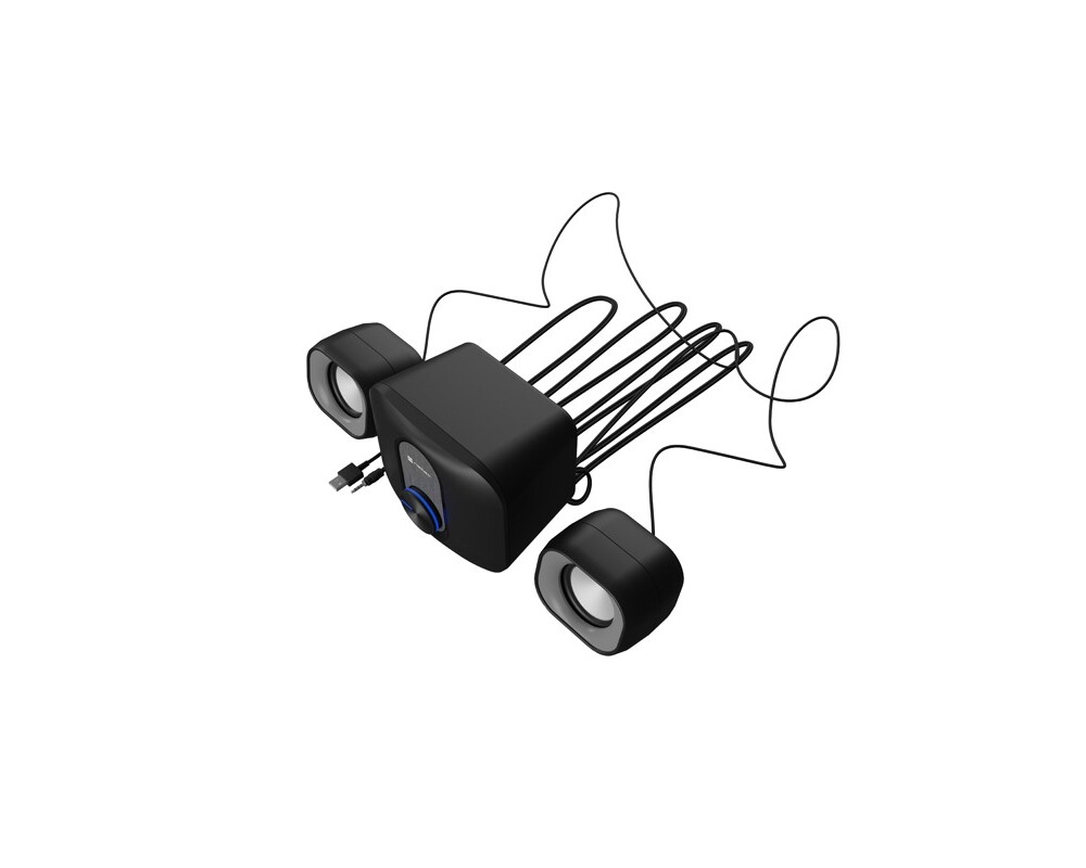 Тонколони Natec Speakers Pug 11w rms 2.1 5