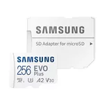 <span>Флаш карта</span> Samsung microSD EVO PLUS 256GB 2024 incl. SD Adapter <span class='catalog-num-in-name'>MB-MC256SA/EU</span> - 