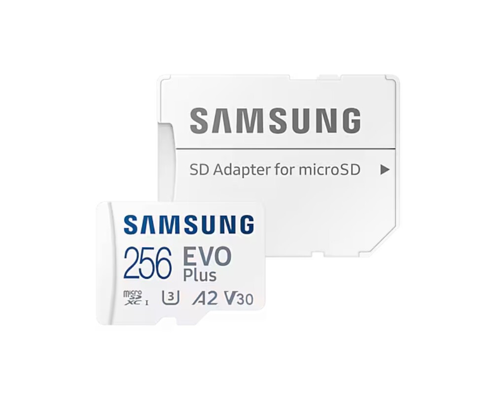 Флаш карта SAMSUNG microSD EVO PLUS 256GB 2024 incl. SD Adapter 2