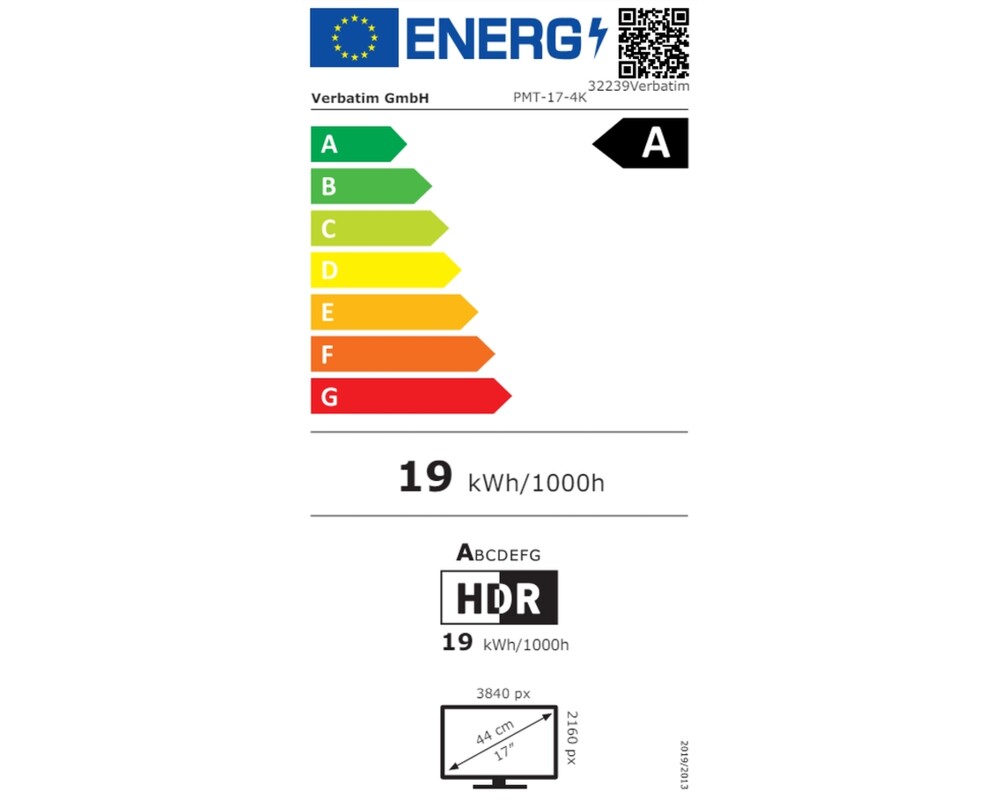 Монитор 17.3' Verbatim PMT-17-4K Portable Touchscreen 7