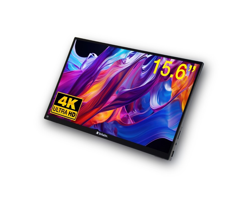 Монитор Verbatim PMT-15 4K Portable Touchscreen Monitor 15.6" 4K Ultra HD Metal Housing 3