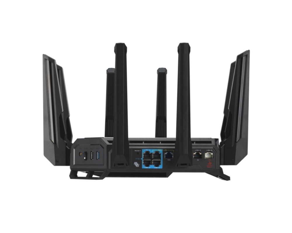 Рутер ASUS ROG Rapture GT-BE98 Quad-band WiFi 7 802.11be Gaming Router support new 320MHz bandwidth 8
