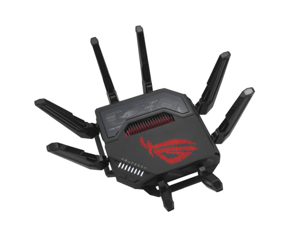 Рутер ASUS ROG Rapture GT-BE98 Quad-band WiFi 7 802.11be Gaming Router support new 320MHz bandwidth 3