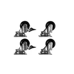 <span>Сървърен аксесоар</span> Formrack Castor group (4 pcs. of castors) for free standing and server racks <span class='catalog-num-in-name'>F041TKR</span> - 