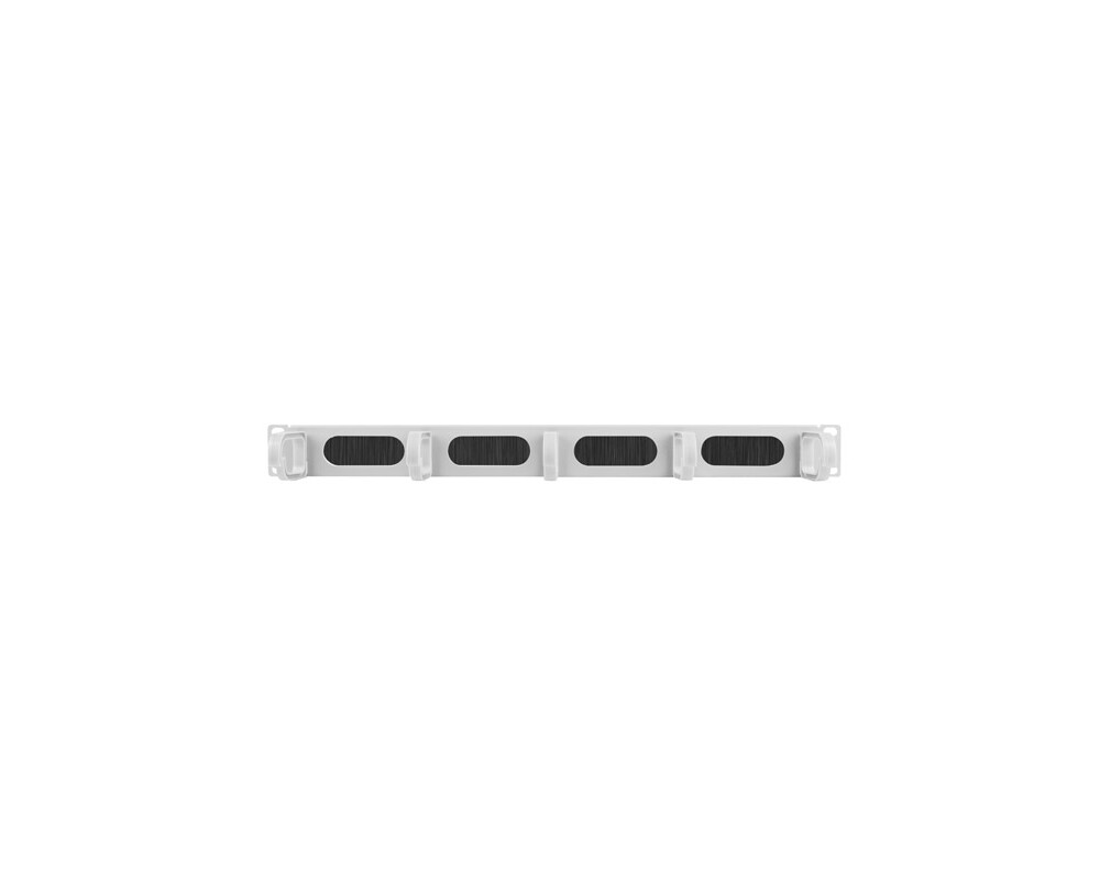 Аксесоар Lanberg 19" cable management AK-1203-S brush panel 5 rings- type b 1U 2