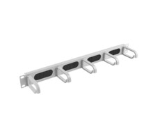  Lanberg 19&quot; cable management AK-1203-S brush panel 5 rings- type b 1U 761457 AK-1203-S на топ цена - PIC.bg