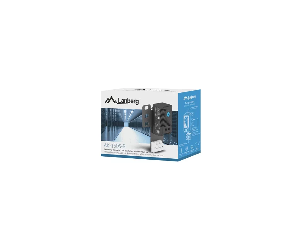 Аксесоар Lanberg closed-loop thermostat 19" 10A with ear terminal block 6