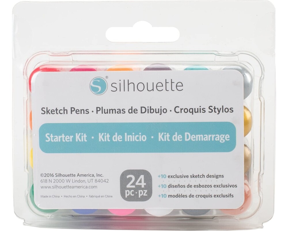 Аксесоар Silhouette Sketch Pens Kit - 24 Pens + 10 designs 2