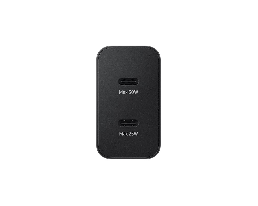 Зарядно Samsung Power Adapter Duo 2x USB-C 50W - black 6