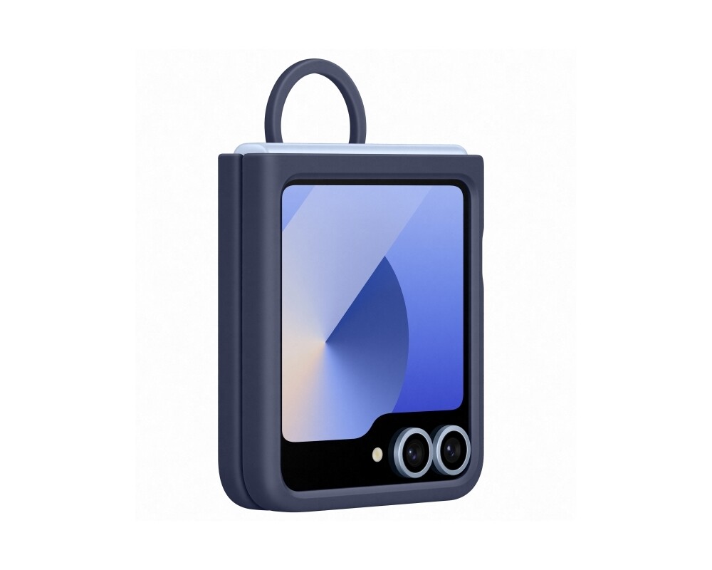 Калъф Samsung Galaxy Flip6 Silicone Case  Ring Navy 3