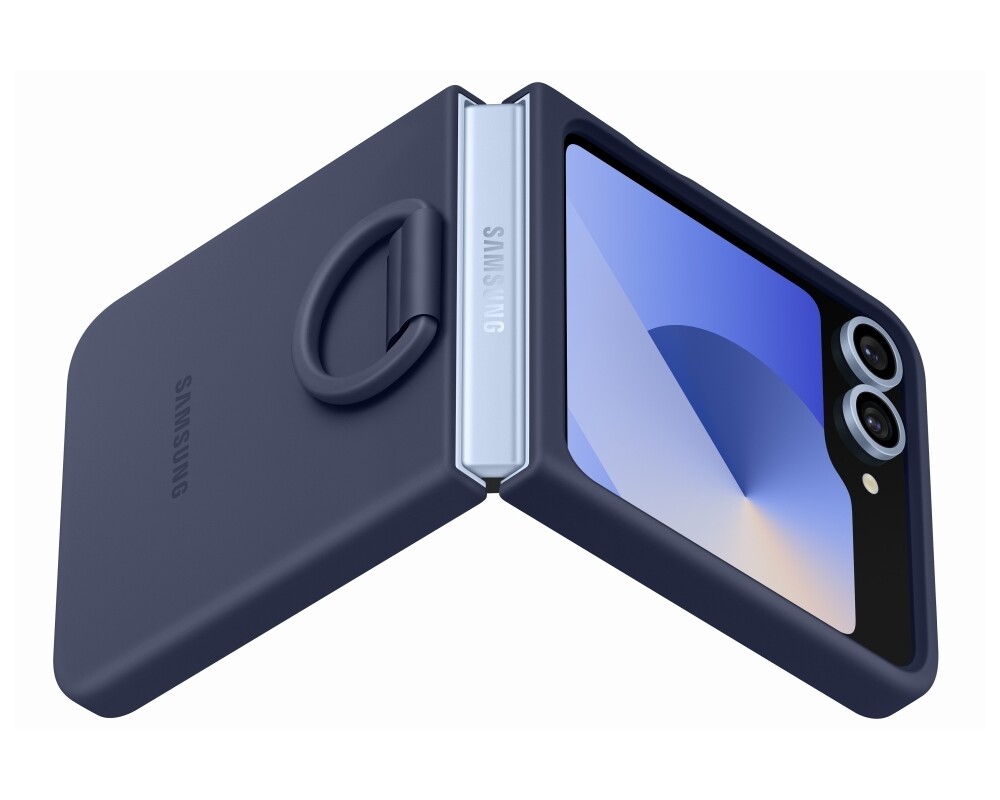 Калъф Samsung Galaxy Flip6 Silicone Case  Ring Navy 5