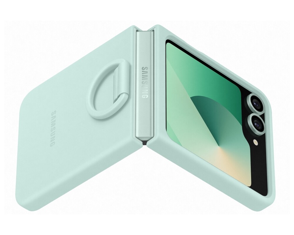 Калъф Samsung Galaxy Flip6 Silicone Case  Ring Mint 5