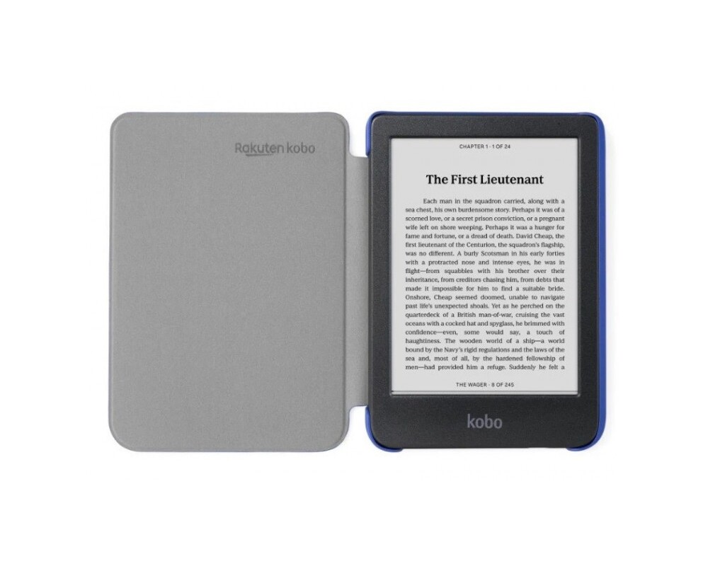 Калъф Kobo Clara Colour/BW Basic SleepCover Case Cobalt Blue 2