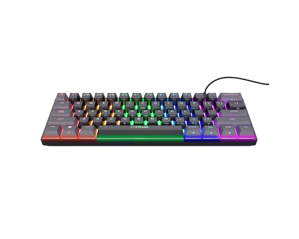 Клавиатура TRUST GXT867 Acira 60 Mini Gaming Keyboard US 3