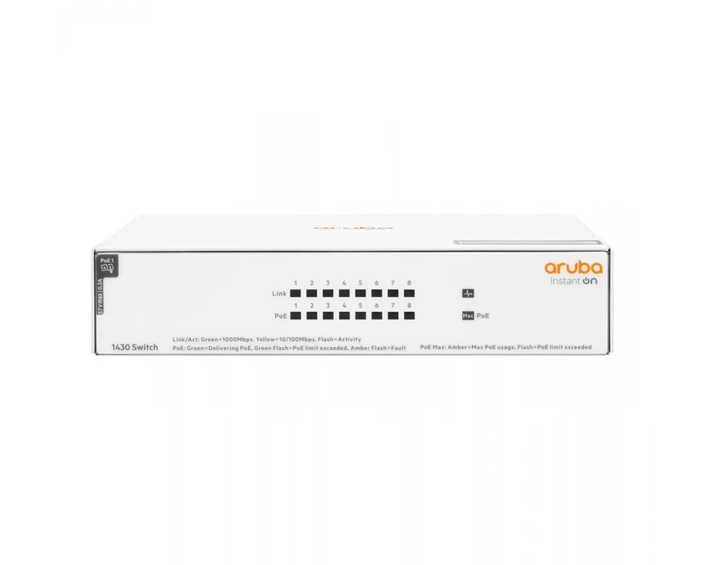 Switch (Комутатор) HPE Networking Instant On Switch 8p Gigabit CL4 PoE 64W 1430 2
