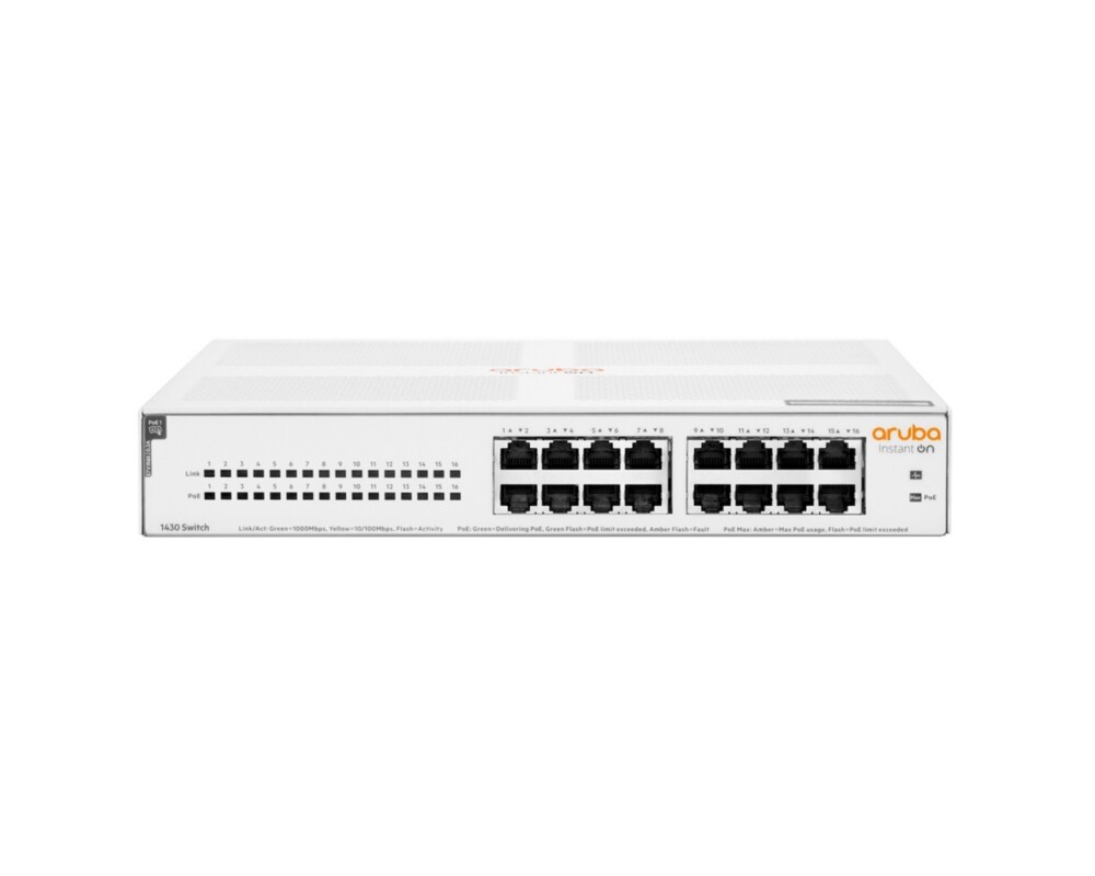 Switch (Комутатор) HPE Networking Instant On Switch 16p Gigabit CL4 PoE 124W 1430 2