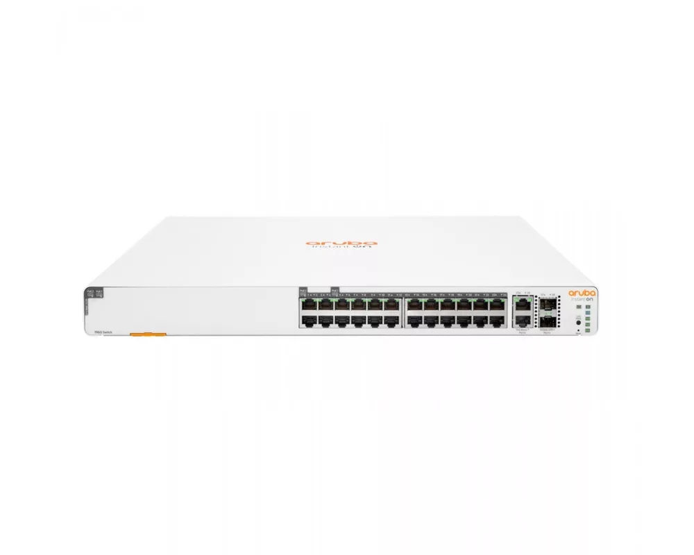 Switch (Комутатор) HPE Aruba Instant On 1960 24G 2XT 2XF PoE+ 370W Switch 2