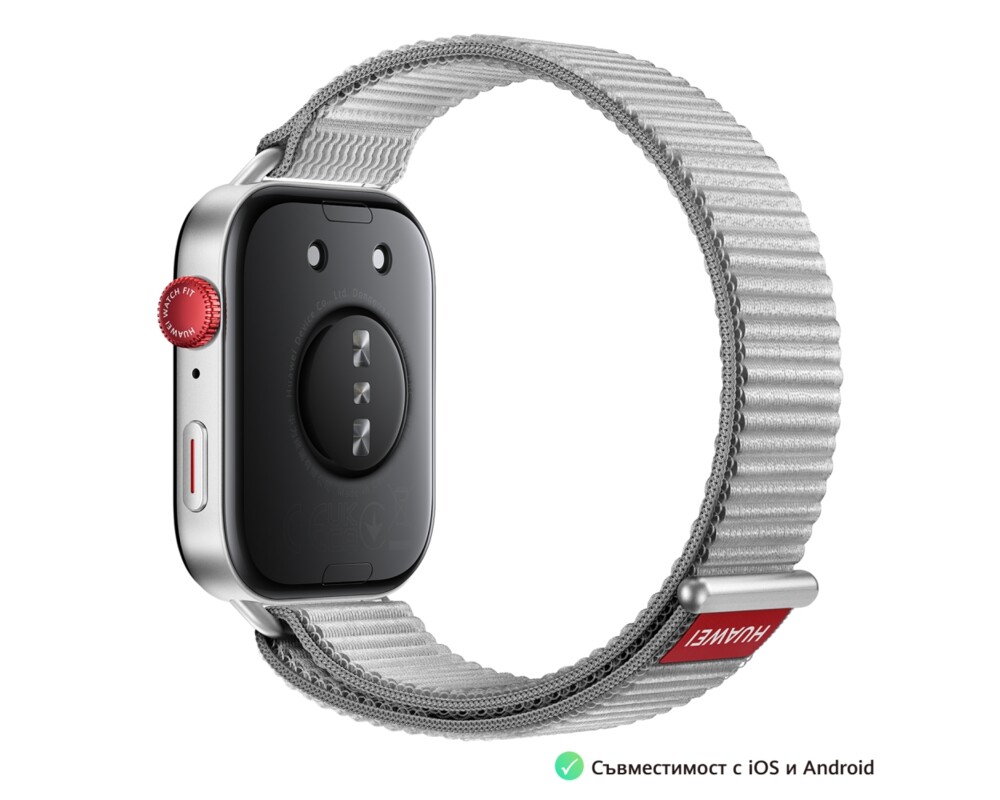 Smart часовник Huawei Watch Fit 3 Solo-B19T Grey Nylon 4